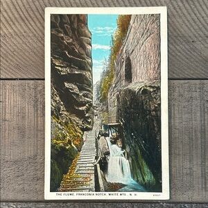 Vintage Franconia Notch New Hampshire Postcard